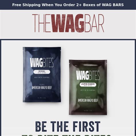 BRAND NEW - WagBites Are Here!!! - The Wag Bar