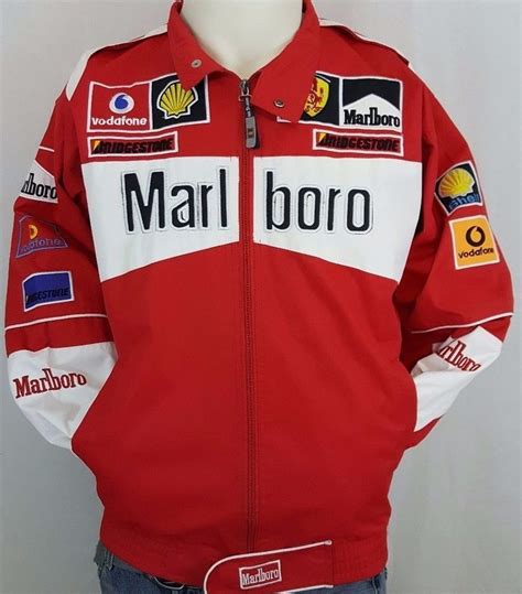 Michael Schumacher F1 Formula 1 Racing Team Jacket Ferrari Indy Size ...