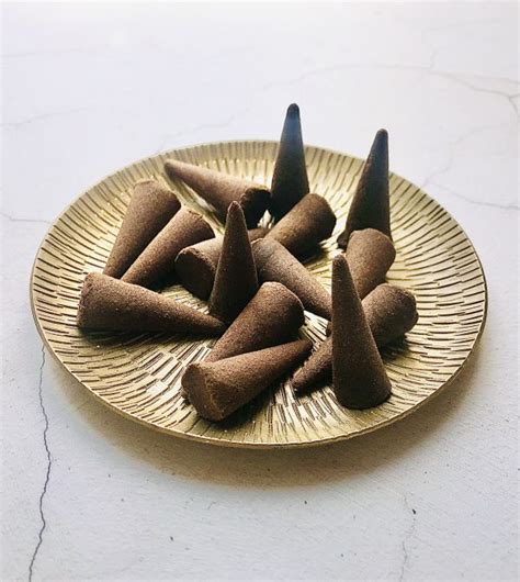 Hand dipped incense cones with a highly scented patchouli scent with ...