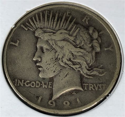 1921 Peace Silver Dollar | Property Room