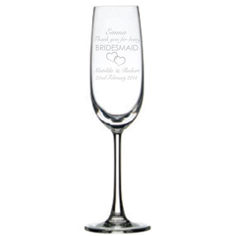 Personalised Champagne Glasses - Engrave Works Australia