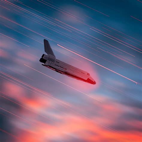 Space shuttle Wallpaper 4K, NASA, Enterprise, Atmosphere