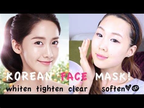 Homemade mask for dull skin: Korean face mask diy