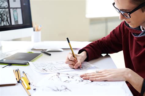 Comic Artist Stock Photo - Download Image Now - iStock