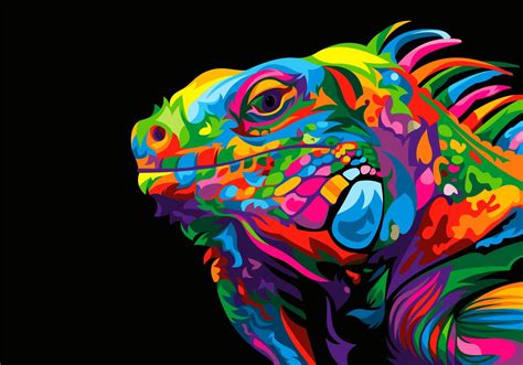 13 Colorful Animal Vector Illustration on Behance Colorful Animal ...