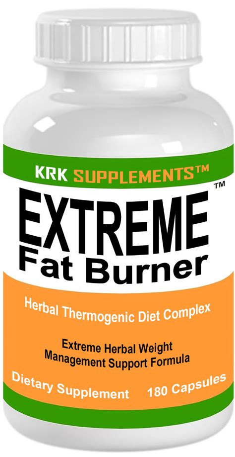 1 Bottle Extreme Fat Burner 180 Capsules Weight Loss Diet Pills KRK SUPPLEMENTS | eBay