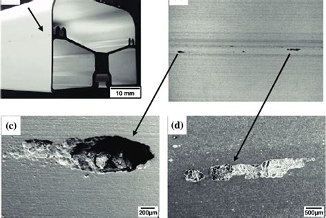 Streaks due to extrusion surface defects. (a) Profile of an anodized ...