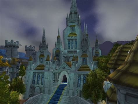 the cathedral located in Stormwind City | World, World of warcraft, City