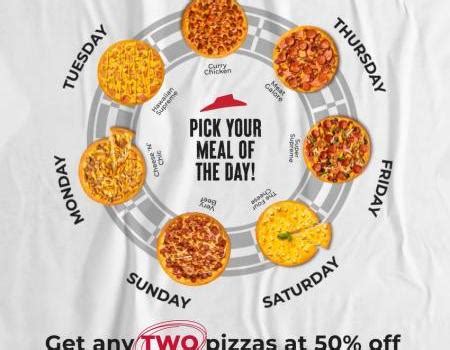 Pizza Hut Delivery Two Pizza at 50% OFF Promotion