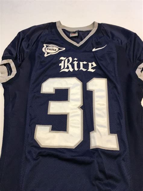 Game Worn Used Nike Rice Owls Football Jersey #31 Size M – D1Jerseys