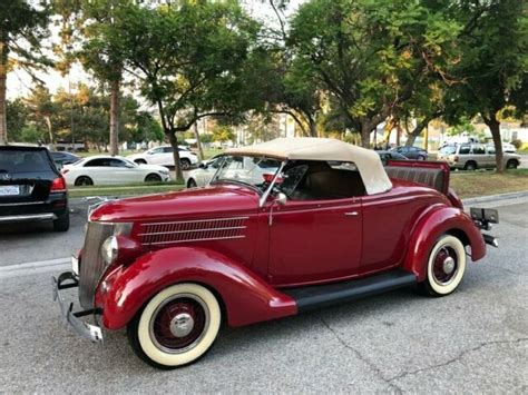 1936 FORD ROADSTER CONVERTIBLE WITH RUMBLE SEAT for sale - Ford Roadster MODEL 68 1936 for sale ...