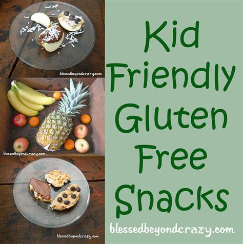 Kid Friendly Gluten Free Snacks