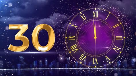 🥂 Happy New Year Countdown 2023 With Sound Effect 🥂 30 Seconds New Year ...