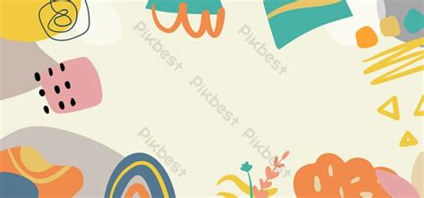 Color Doodle Abstract Colorful Background | PSD Free Download - Pikbest