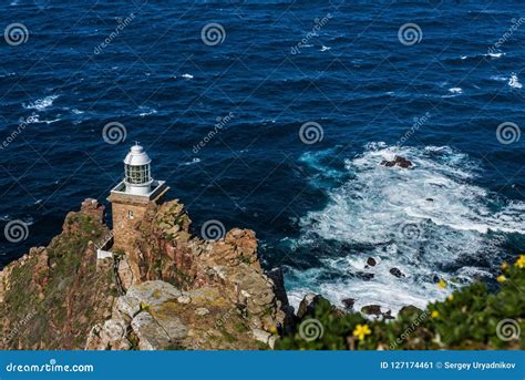 Lighthouse Cape of Good Hope. Stock Image - Image of cape, beacon: 127174461