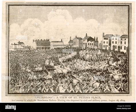 1819 peterloo massacre hi-res stock photography and images - Alamy