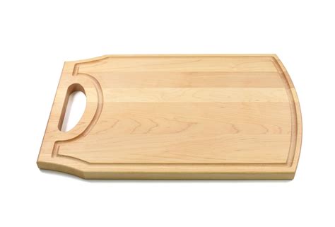 Wood Cutting Board with Handle and Juice Groove