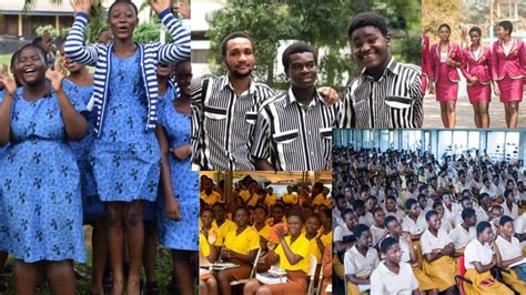 Top 7 Senior High Schools with the most beautiful uniforms in Ghana