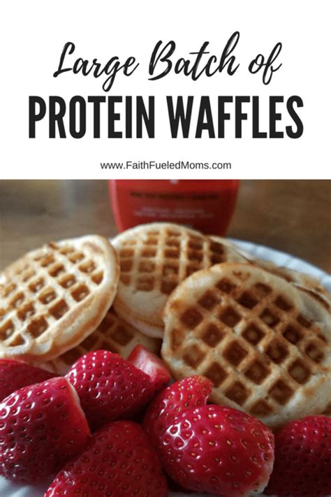 Protein Waffles for the family