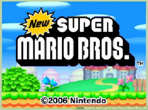 How to Get Luigi on New Super Mario Bros. DS: 13 Steps