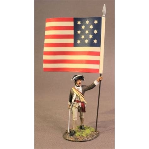 The Military Workshop - SCAN-02B Flag Infantry Officer with National Colors, 1st Canadian ...