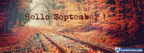 Hello September Woods seasonal Facebook Cover