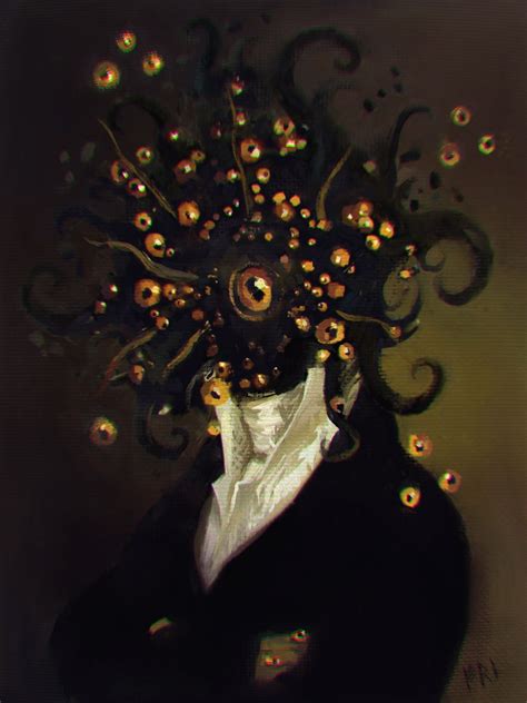 Hermaeus Mora ~ Helga Arn | Art, Lovecraftian horror, Horror art