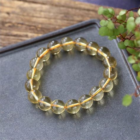 10 Pieces Natural Citrine Bracelet | Etsy