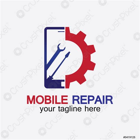 Mobile Phone Repair Logophone service logo, Rhone Repair, simple, concept - stock vector 3419125 ...