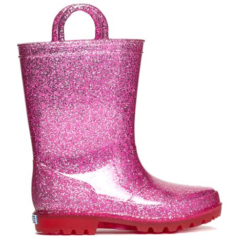 ZOOGS - ZOOGS Kids Glitter Rain Boots for Girls and Toddlers Hot Pink, 5 Toddler - Walmart.com ...