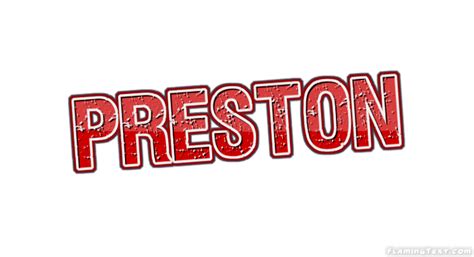 Preston Logo | Free Name Design Tool from Flaming Text