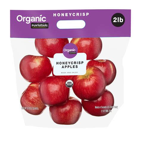 Organic Honeycrisp Apples, 2 lb Pouch - Walmart.com