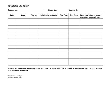 Eyewash Log Sheet Template Printable Seizure Activity Log Sheet ...