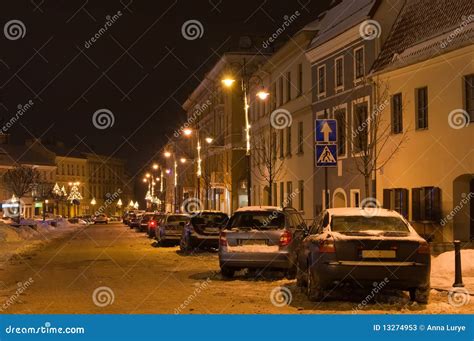 Vilnius in Winter stock image. Image of exterior, house - 13274953