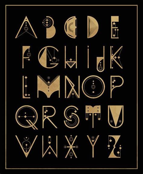 Friday Inspiration:The Art Of Typography-(N.1) - Designbeep | Art deco typography, Art deco logo ...