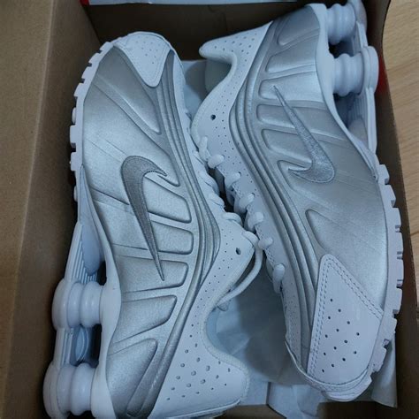 New Nike SHOX R4 white Condition is New with box... - Depop