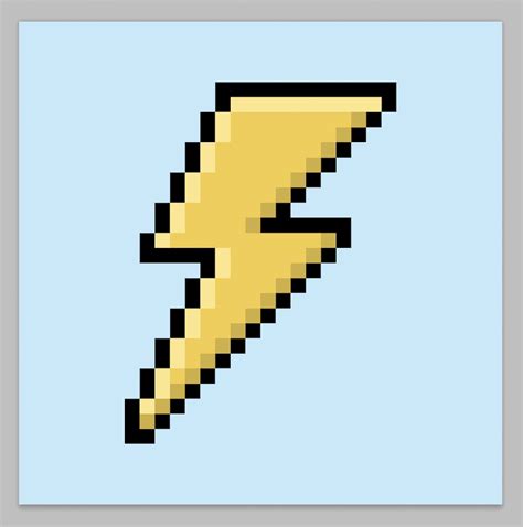 How to Make Pixel Art Lightning - Pixel Art Tutorial