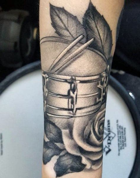 67 Stunning Drum Tattoos for Men