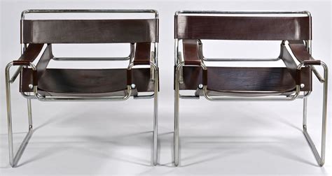 Lot 446: Pair of Wassily Style Chairs | Case Auctions