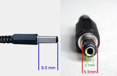 DC Connector barrel size - Home Network Community