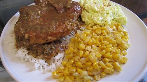 Steps to Prepare Pork Chops Rice And Gravy