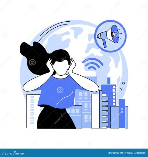 Noise Pollution Abstract Concept Vector Illustration. | CartoonDealer ...