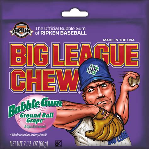 Big League Chew - Grape [60g] - USA | Plus Candy