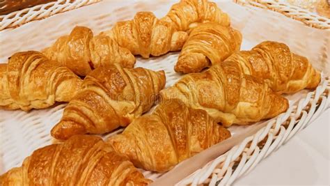 Sweet Baguette With Croissant Stock Photo - Image of swirl, bread: 70764648