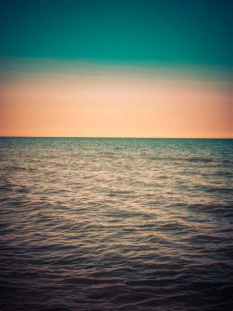 Sea And Sky Sunset Free Stock Photo - Public Domain Pictures