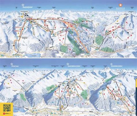 Davos Klosters Piste Map | Plan of ski slopes and lifts | OnTheSnow