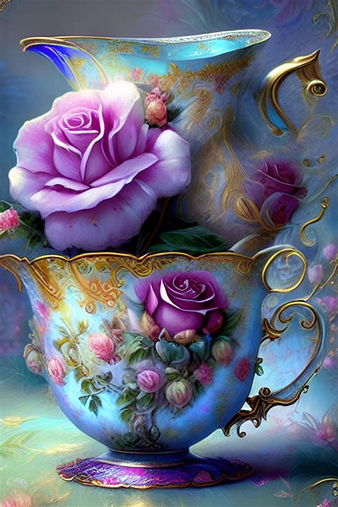 Pin by Roz Barnett on Tea Time in 2023 | Floral art, Art, Tea pots