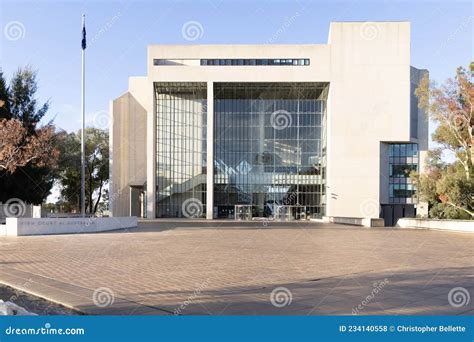 The High Court of Australia and Its Forecourt at Canberra Editorial Stock Photo - Image of ...