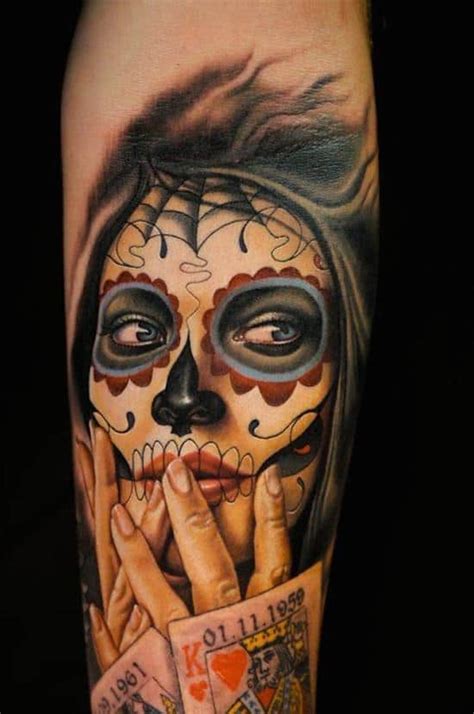 Share 74+ day of the dead couple tattoo - in.cdgdbentre