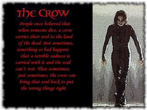 The Crow Quotes And Sayings. QuotesGram